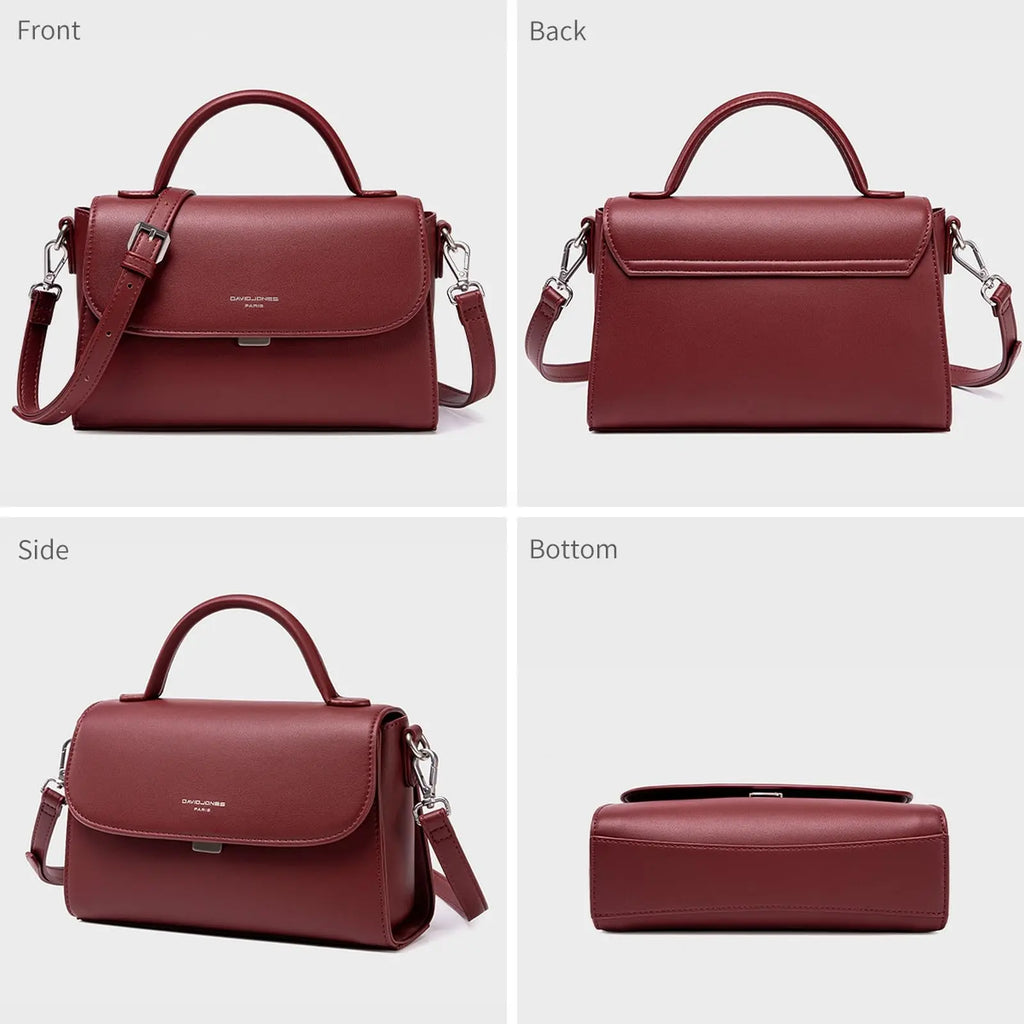 Sac bandoulière besace rabat David Jones