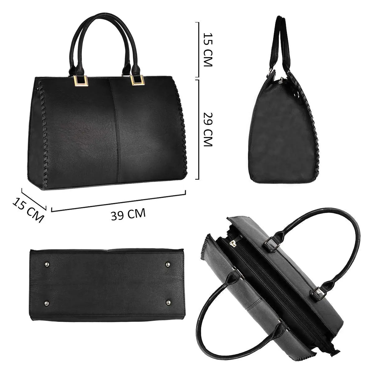 Sac cabas bicolore grand format CRAZYCHIC