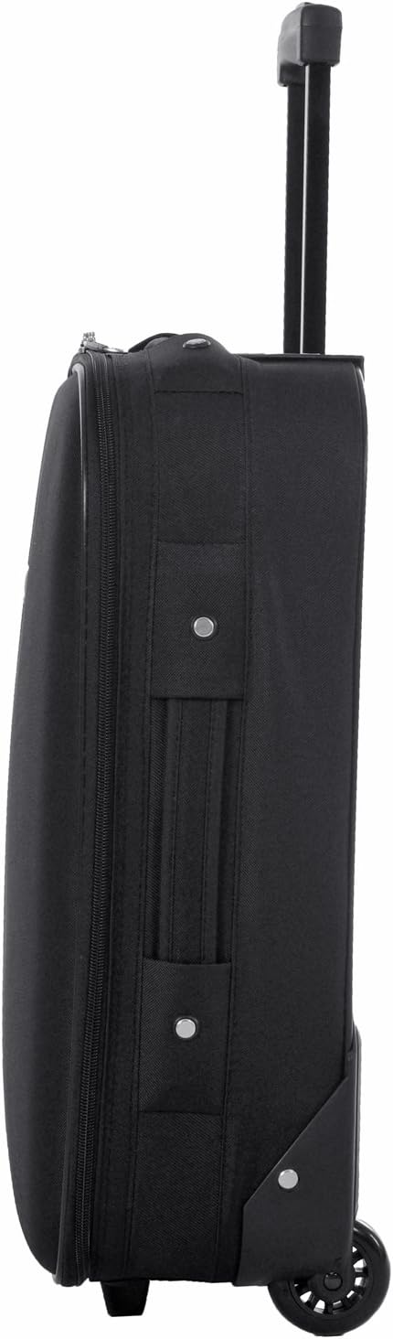 Set Trolley Valise Cabine + Vanity NOIR David Jones