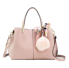 Sac à main femme tricolore pompon CRAZYCHIC