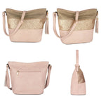 Sac bandoulière pailletté tricolore CRAZYCHIC