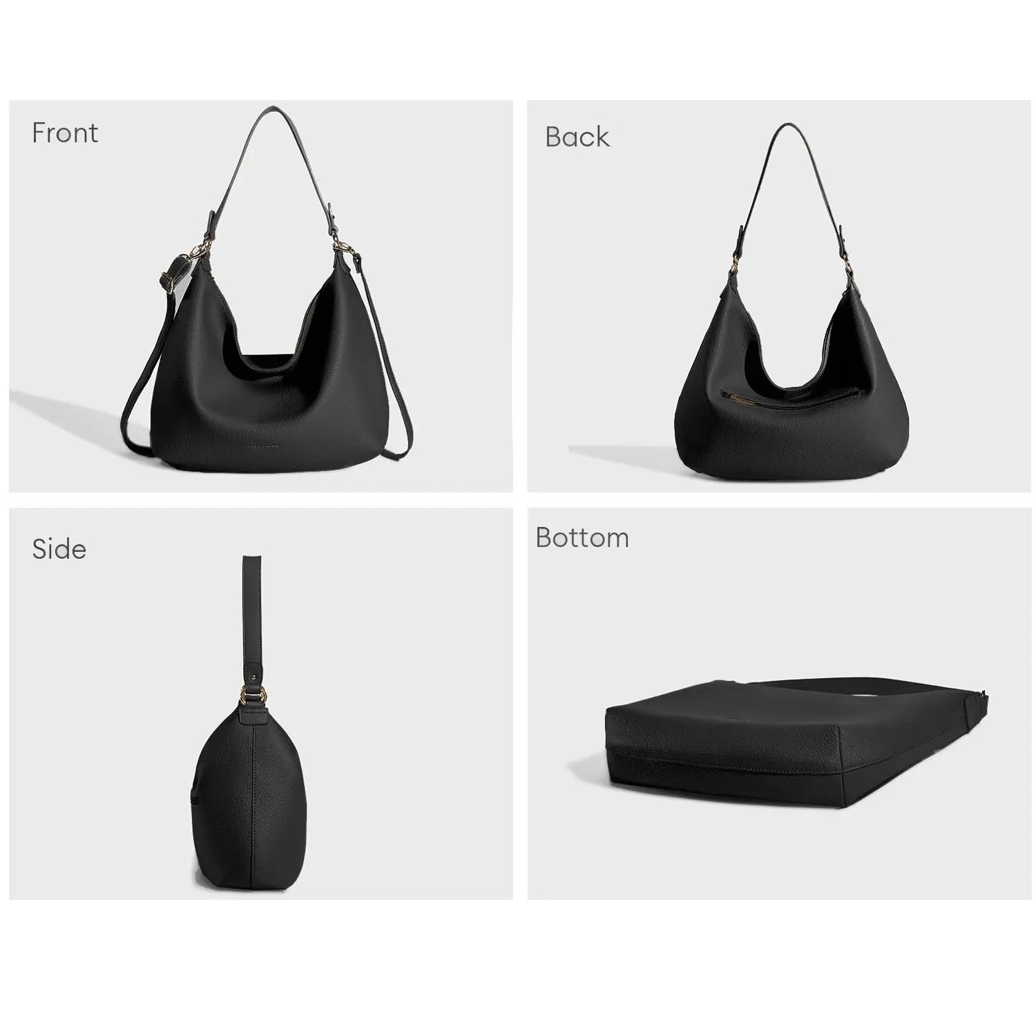Sac à main hobo porté épaule David Jones