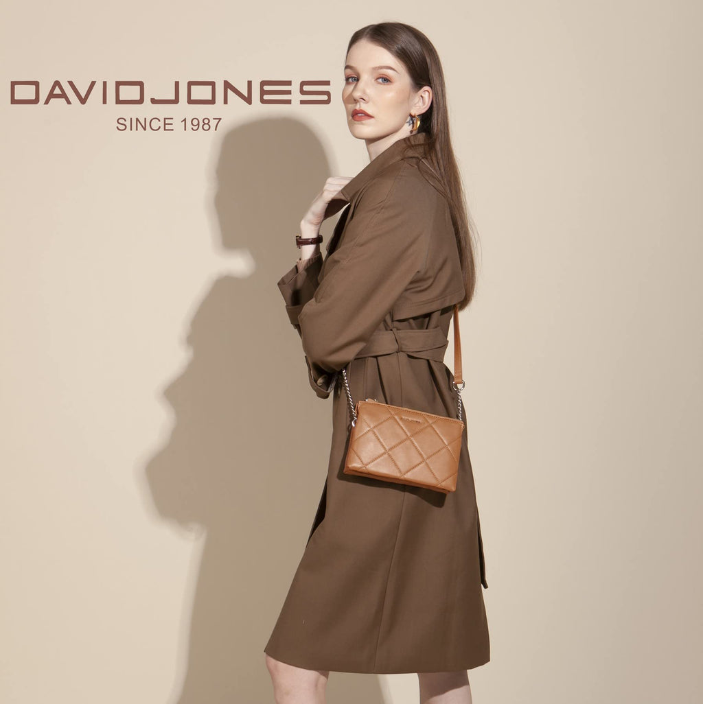 Petite pochette bandoulière matelassé David Jones