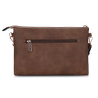 Sac bandoulière souple pailletté tricolore pompon CRAZYCHIC