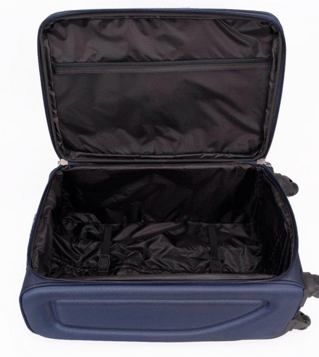 Set de 3 Valises Souples - Lot Trolley Taille Extensible David Jones