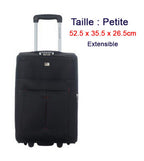 Set de 3 Valises Souples - Lot Trolley Taille Extensible David Jones