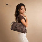 Petit Sac à Main Daim Porté Bandoulière Epaule Suède David Jones