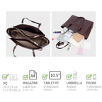 Grand Sac Cabas à 5 Compartiments