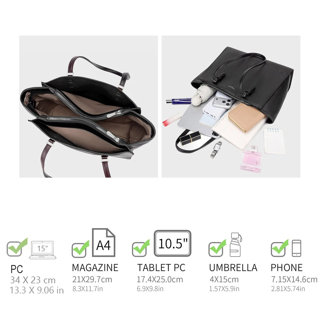 Grand Sac Cabas à 5 Compartiments