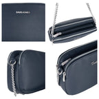 Sac bandoulière multipoche à 3 compartiments David Jones