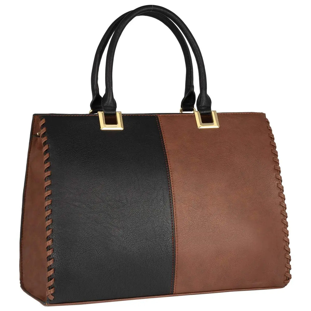 Sac cabas bicolore grand format CRAZYCHIC