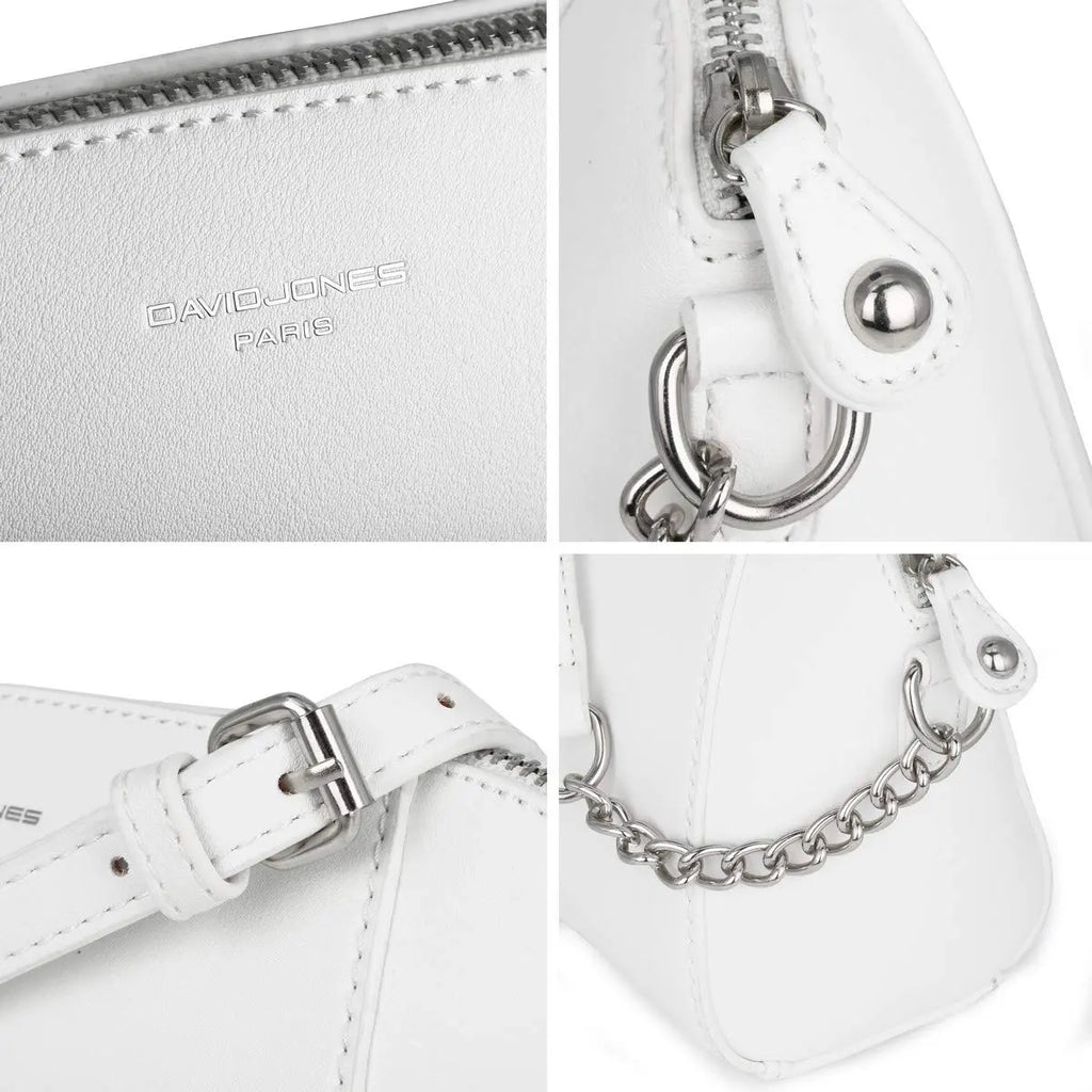 Petit sac bandoulière trapèze David Jones