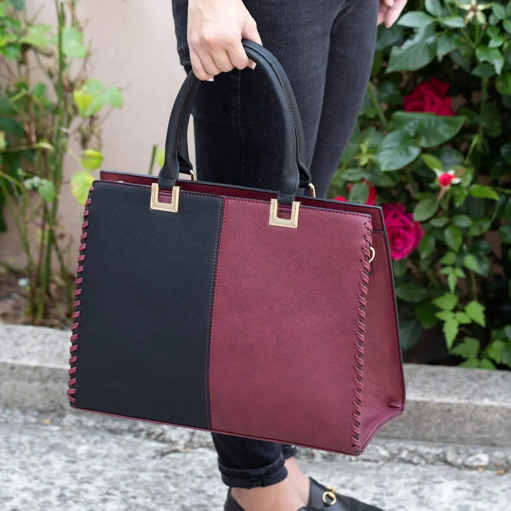 Sac cabas bicolore grand format CRAZYCHIC