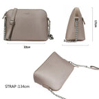 Petit sac bandoulière chaîne semi-rigide David Jones