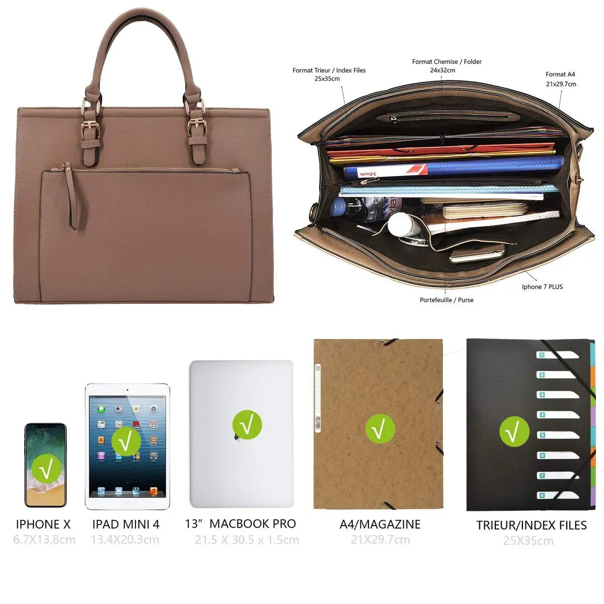 Sac cabas grande capacité CRAZYCHIC