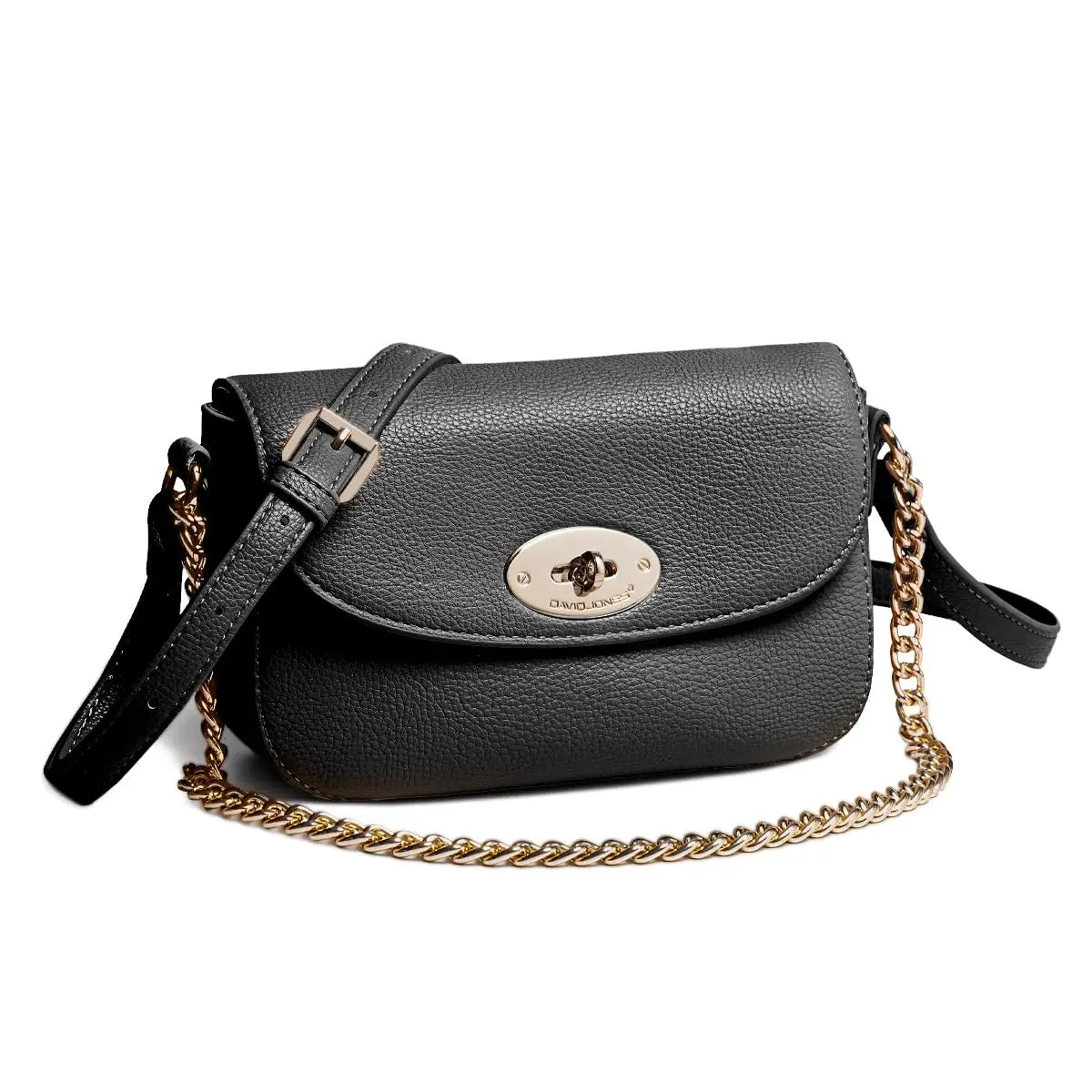 Petit sac bandoulière chaines David Jones