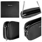 Sac bandoulière multipoche à 3 compartiments David Jones