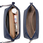 Petit sac bandoulière trapèze David Jones