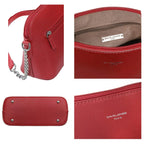 Petit sac bandoulière chaîne semi-rigide David Jones
