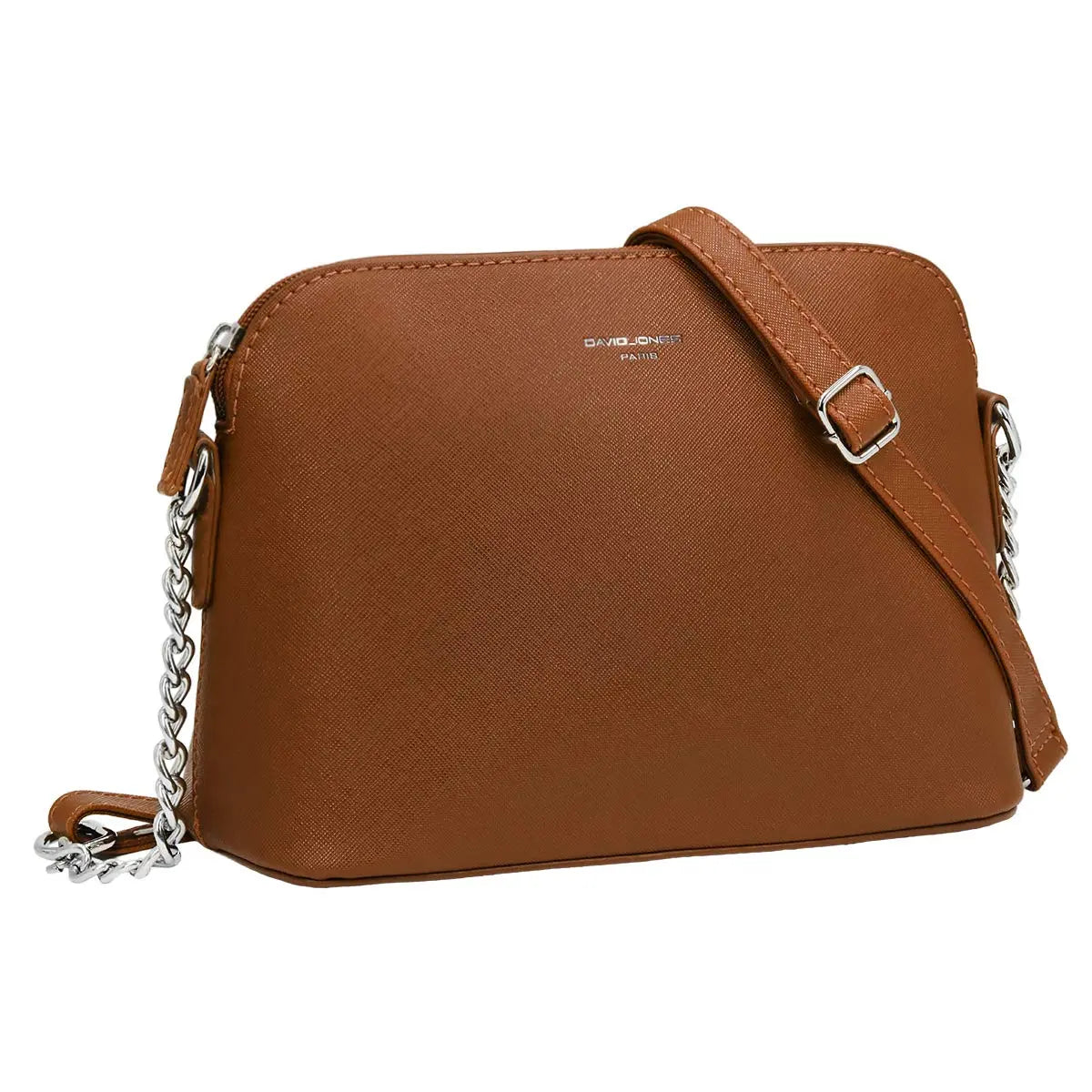 Petit sac bandoulière chaîne semi-rigide David Jones