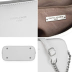 Petit sac bandoulière chaîne semi-rigide David Jones