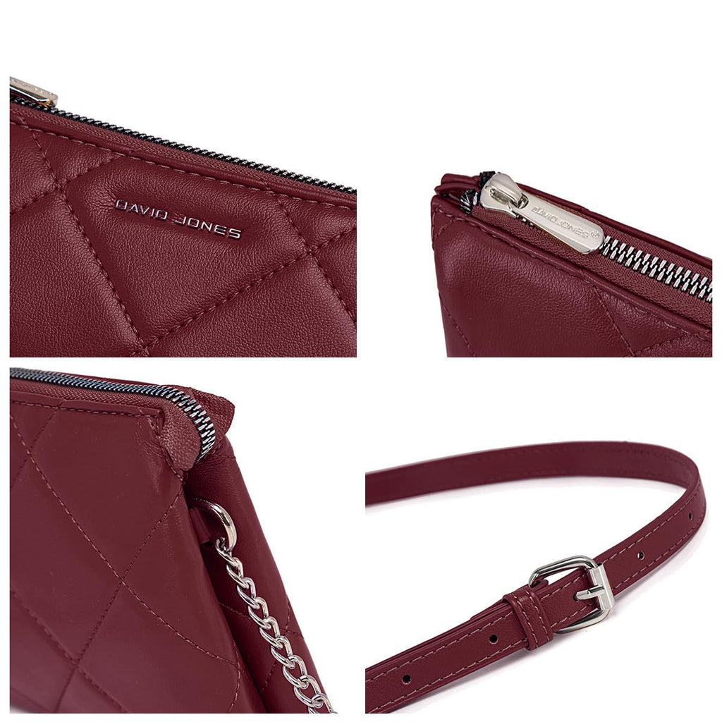 Petite pochette bandoulière matelassé David Jones