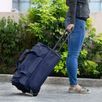 Sac Voyage à Roulettes - Trolley Cabine Souple Bagage à Main David Jones