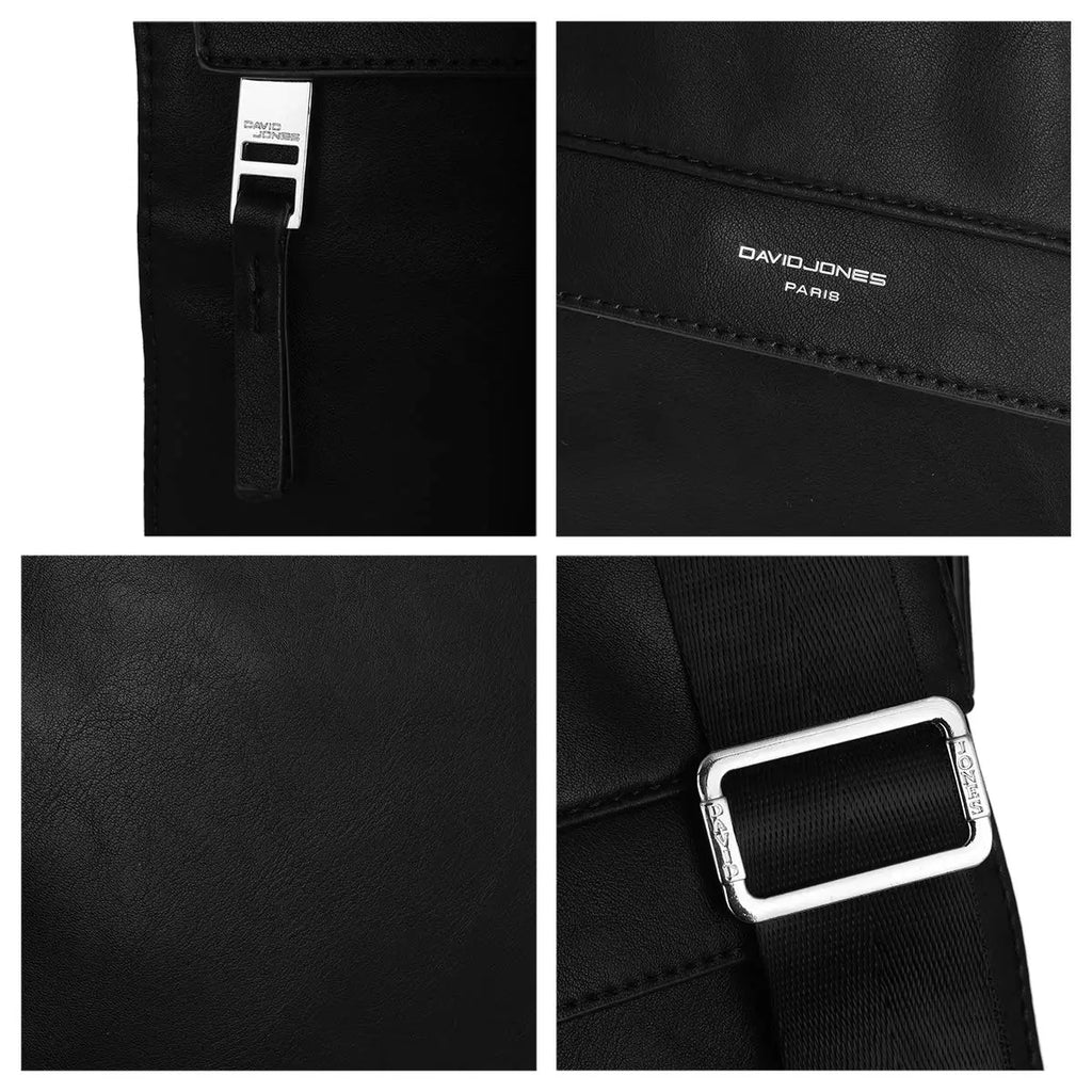 Sacoche homme style cuir véritable David Jones