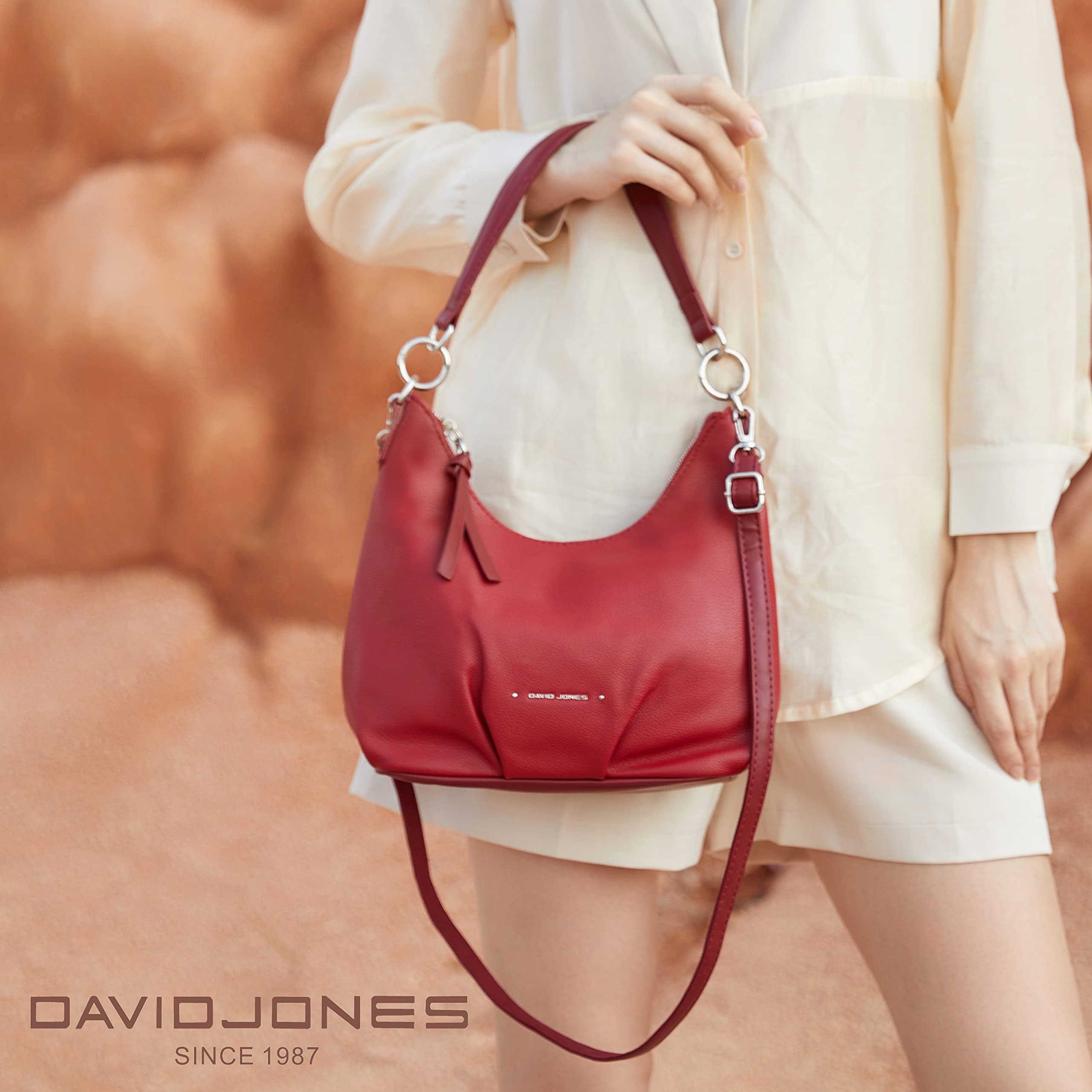 Petit sac porté épaule David Jones