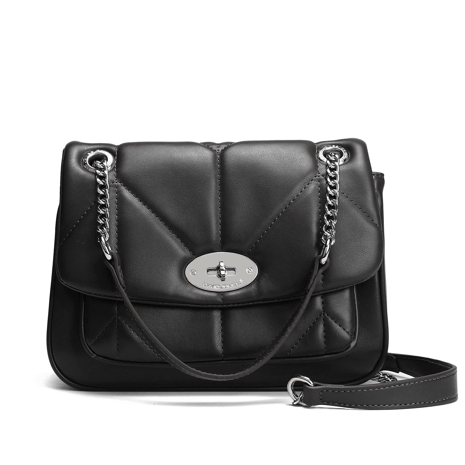 Sac bandoulière matelassé David Jones