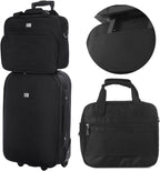 Set Trolley Valise Cabine + Vanity NOIR David Jones