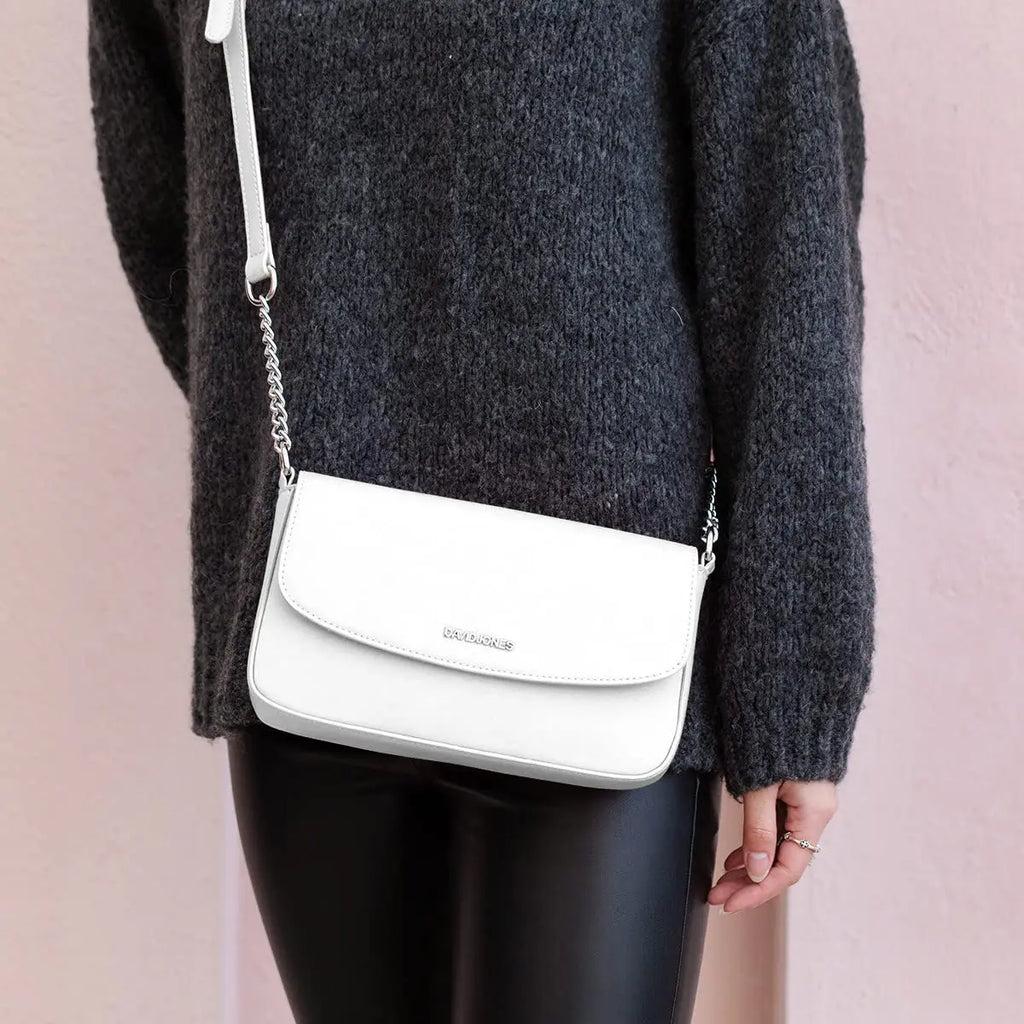 Sac bandoulière à rabat David Jones