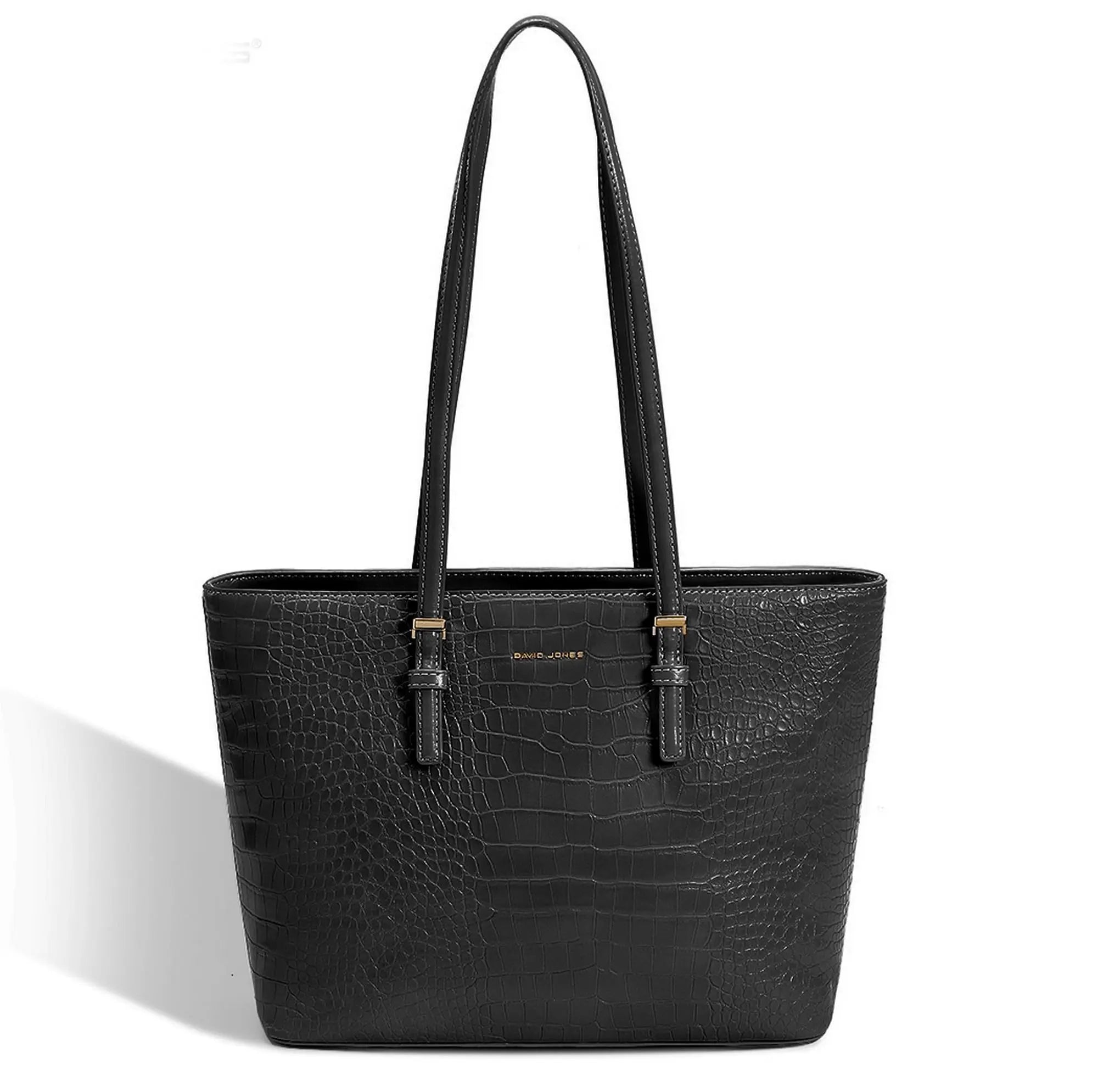 Sac à main shopping crocodile David Jones