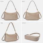 Petit sac bandoulière crocodile David Jones