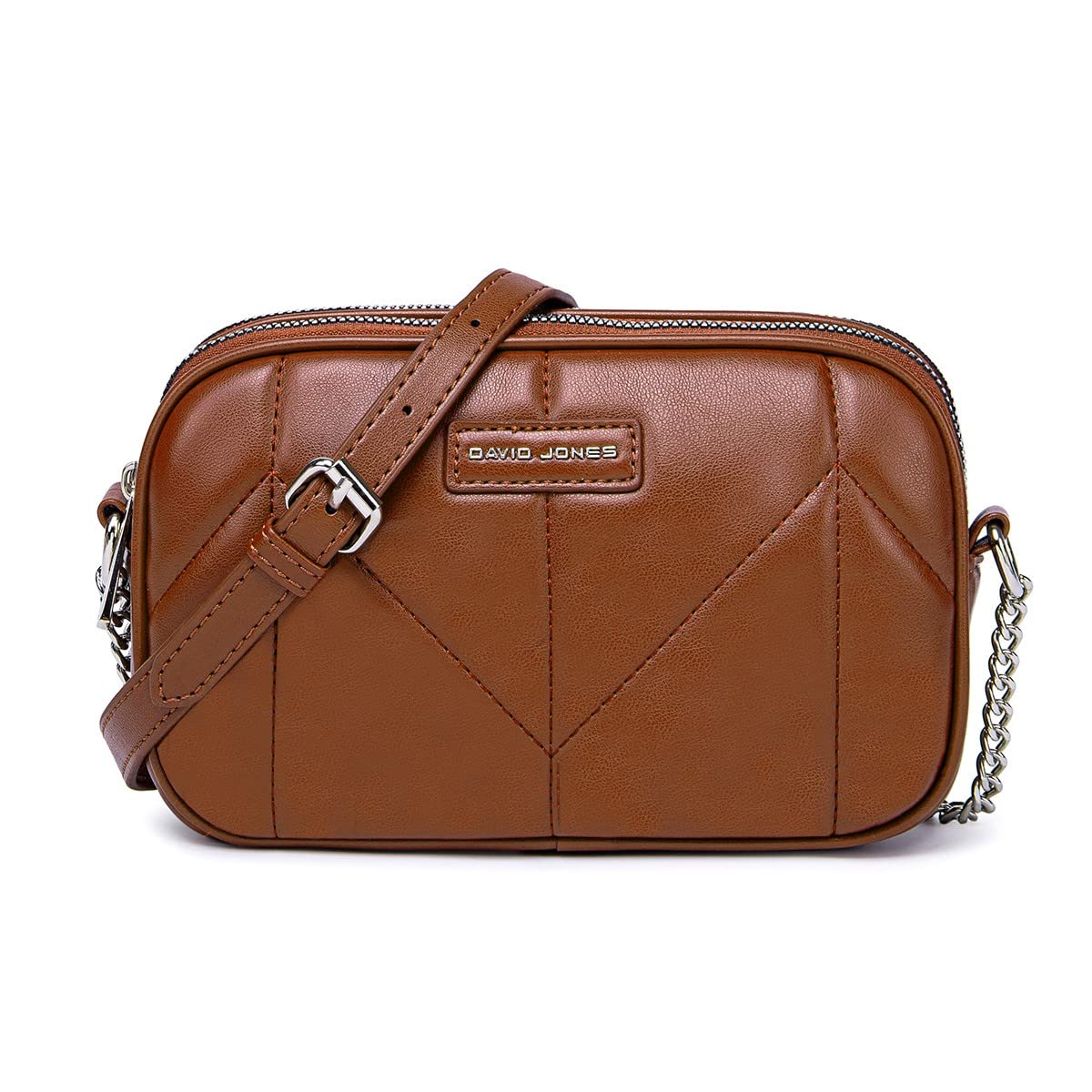 Petit sac bandoulière multipoche David Jones