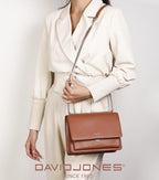 Sac bandoulière a rabat David Jones