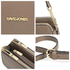 Petit sac bandoulière rectangulaire David Jones