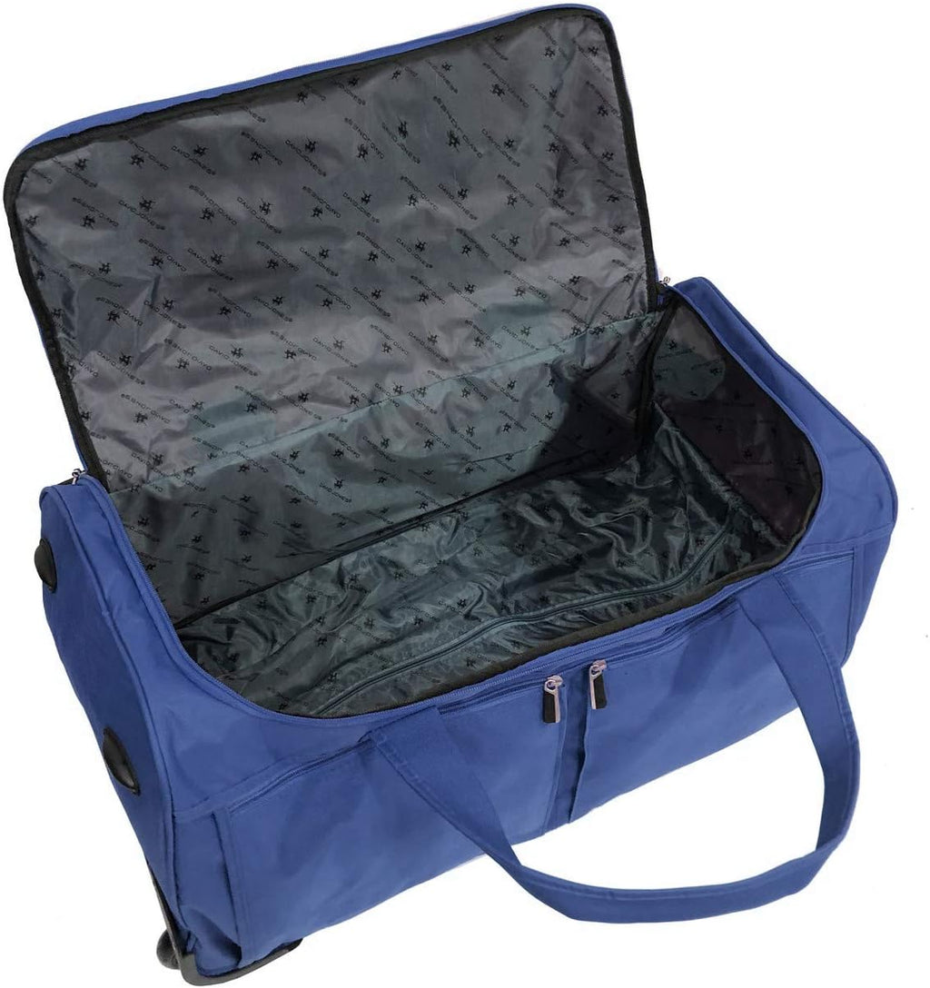 Sac Voyage à Roulettes - Trolley Souple Bagage à Main David Jones