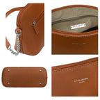Petit sac bandoulière chaîne semi-rigide David Jones
