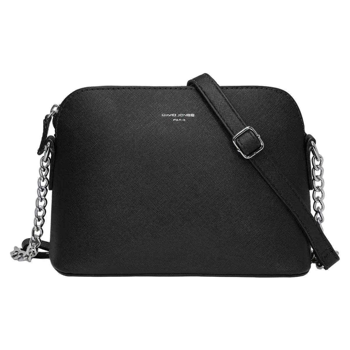 Petit sac bandoulière chaîne semi-rigide David Jones