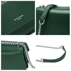Sac bandoulière chaîne rabat David Jones