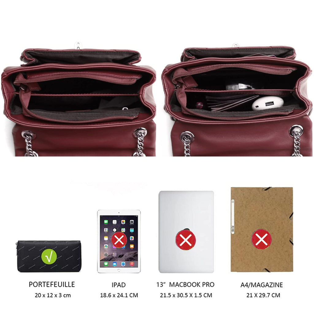 Sac bandoulière matelassé David Jones