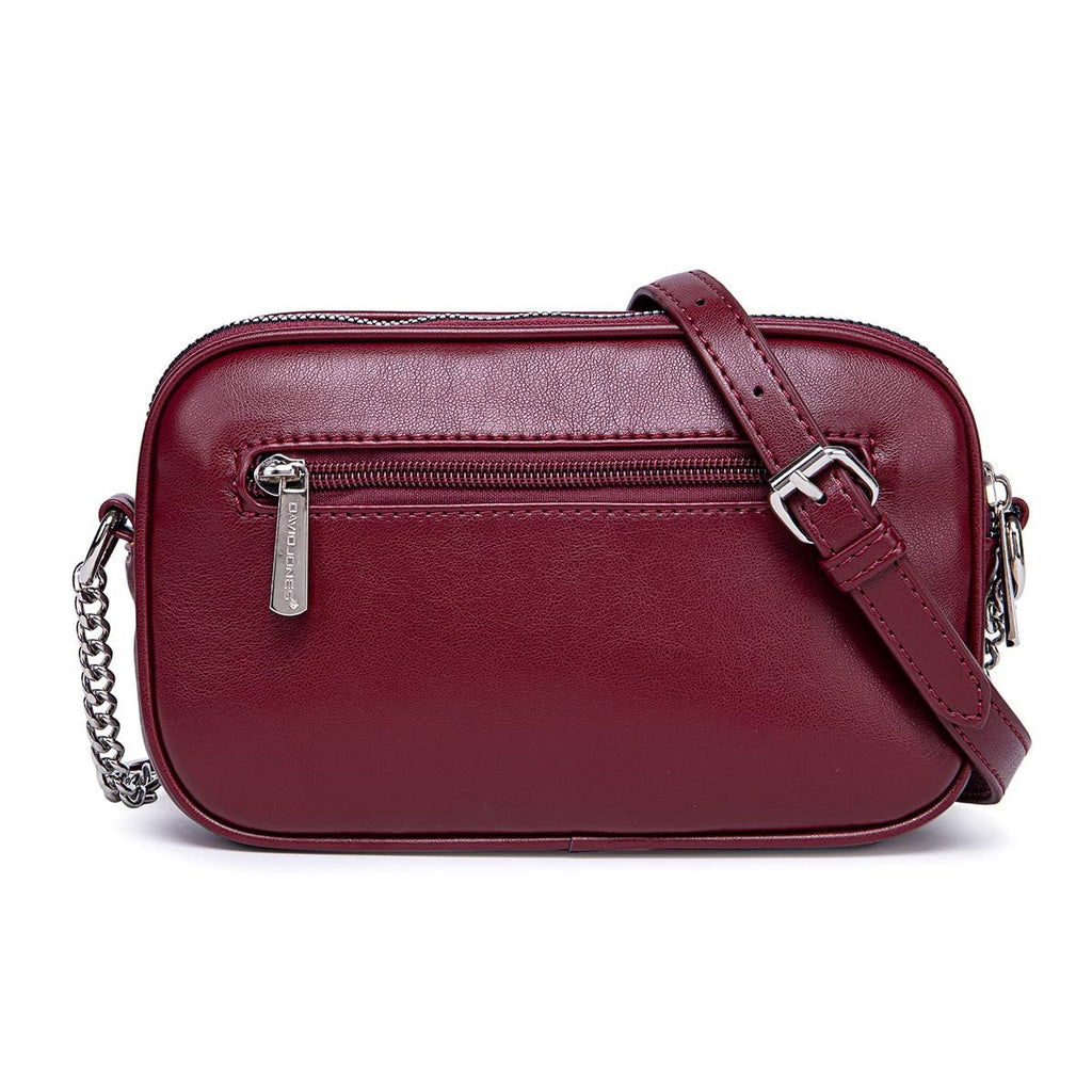 Petit sac bandoulière multipoche David Jones