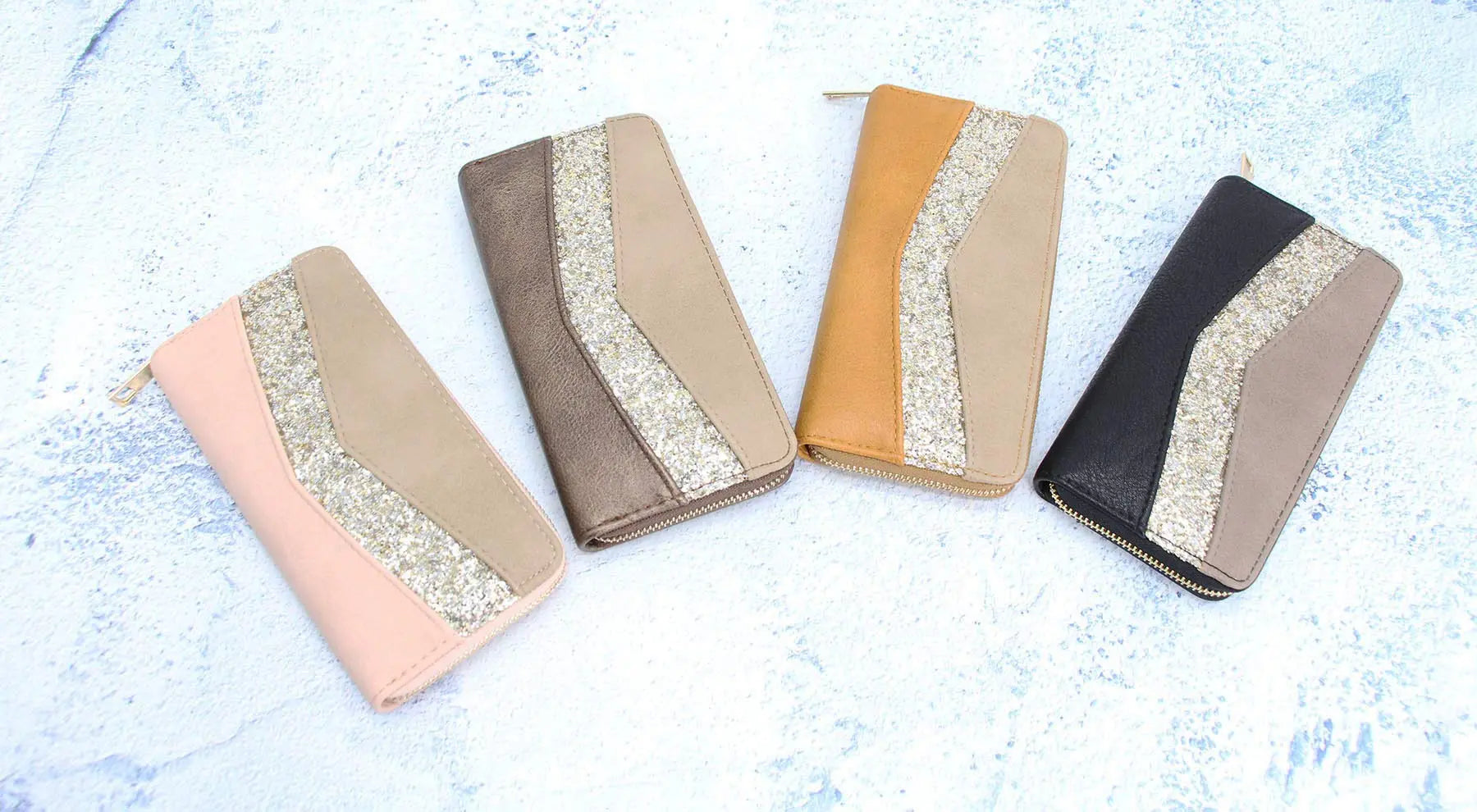 Portefeuille pailleté CRAZYCHIC