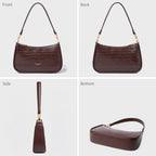 Petit sac bandoulière crocodile David Jones