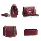 Sac bandoulière matelassé David Jones