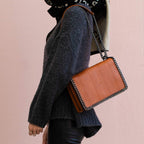Sac bandoulière chaîne cuir serpent matelassé CRAZYCHIC