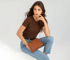 Petit sac bandoulière chaîne semi-rigide David Jones