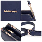 Petit sac bandoulière rectangulaire David Jones