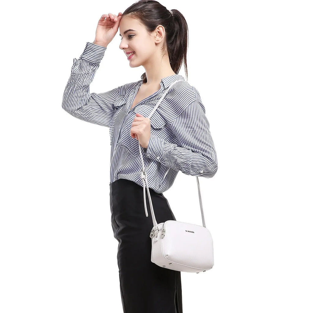Sac bandoulière multipoche à 3 compartiments David Jones